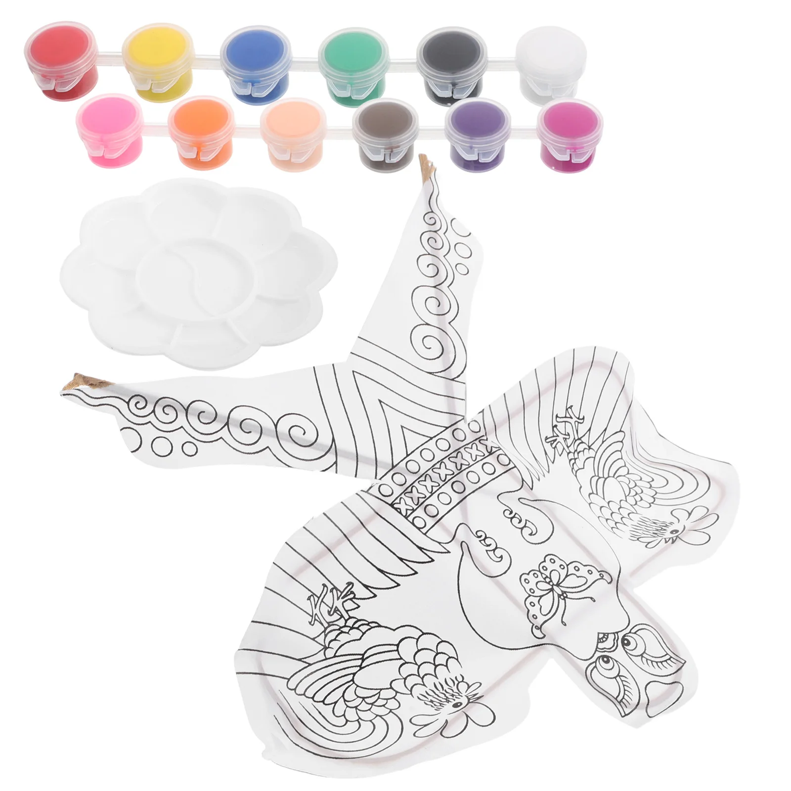 

Painting Paper Blank White Decorations Outdoor Making Kits For DIY Activities Art Making Kit Kids Grassland Park