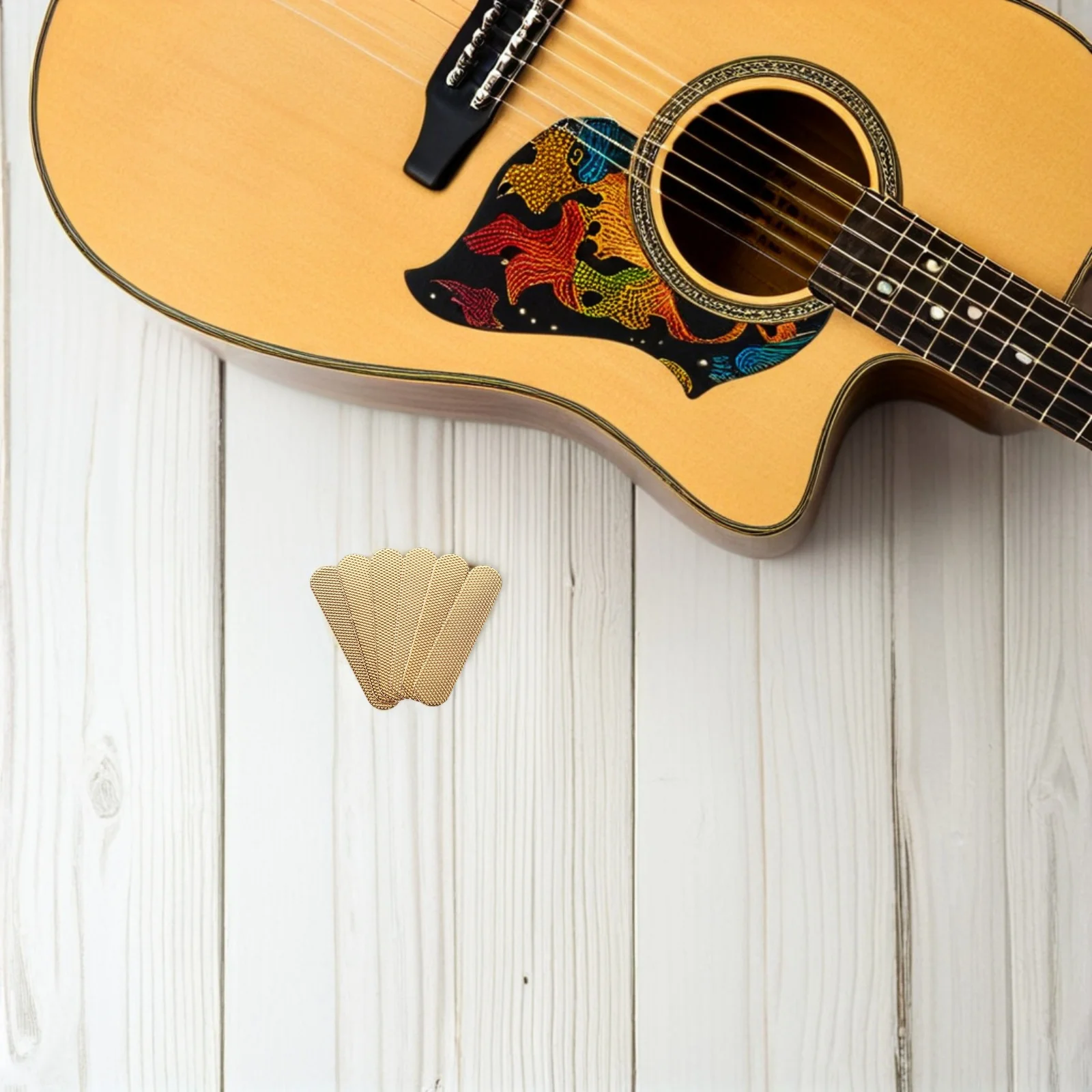 

6Pcs Guitar Pickup Spacer Single Coil Golden Coil Gasket Replacement Pickup Cover Spacer Electric Guitar Repair Accessory