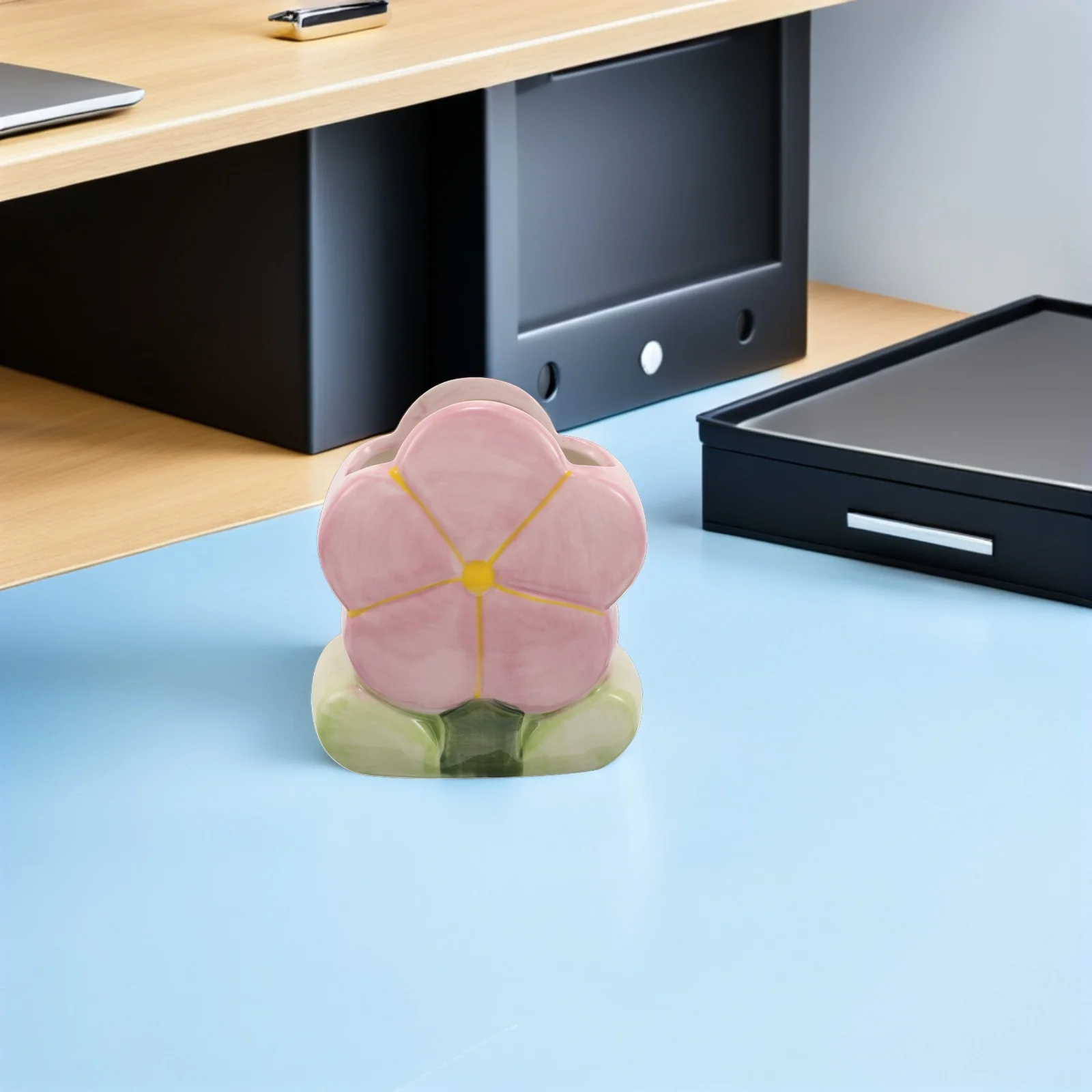 

Flower Pencil Holder Decorative Cute Pen Stand for Desk Office Desktop Organizer Creative Stationery Storage Pencil Stand