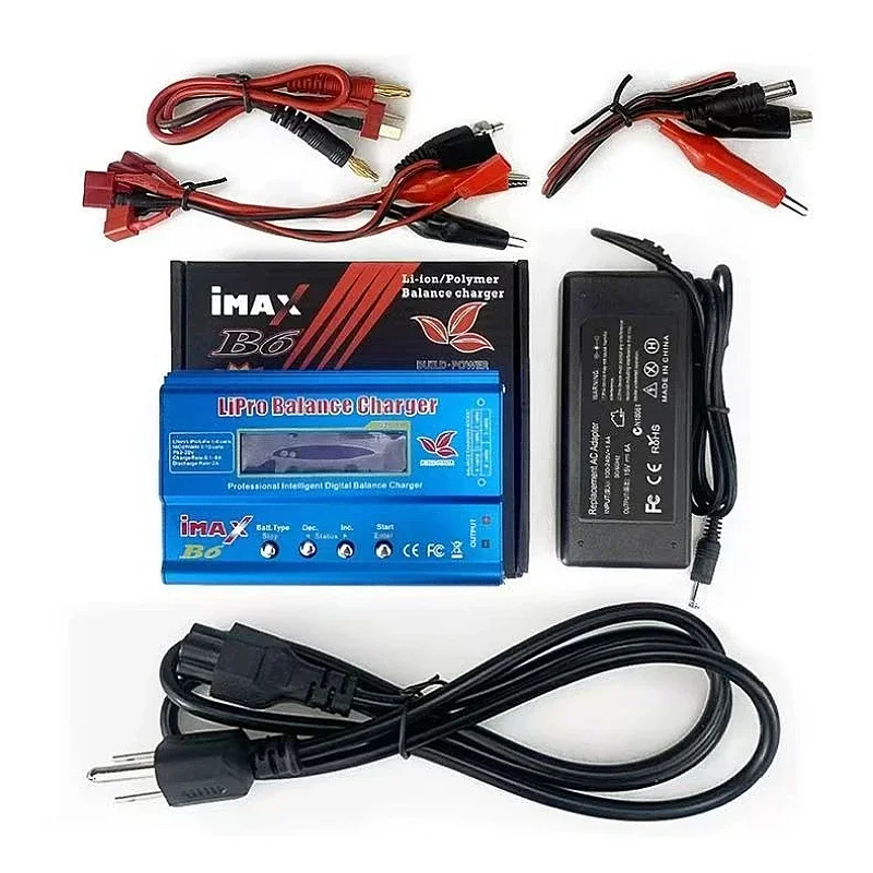 IMAX B6 80W Charger Multi-function Professional Intelligent 1-6 Cells XT60 LiPo Battery Balance Charger for RC FPV Quadcopter