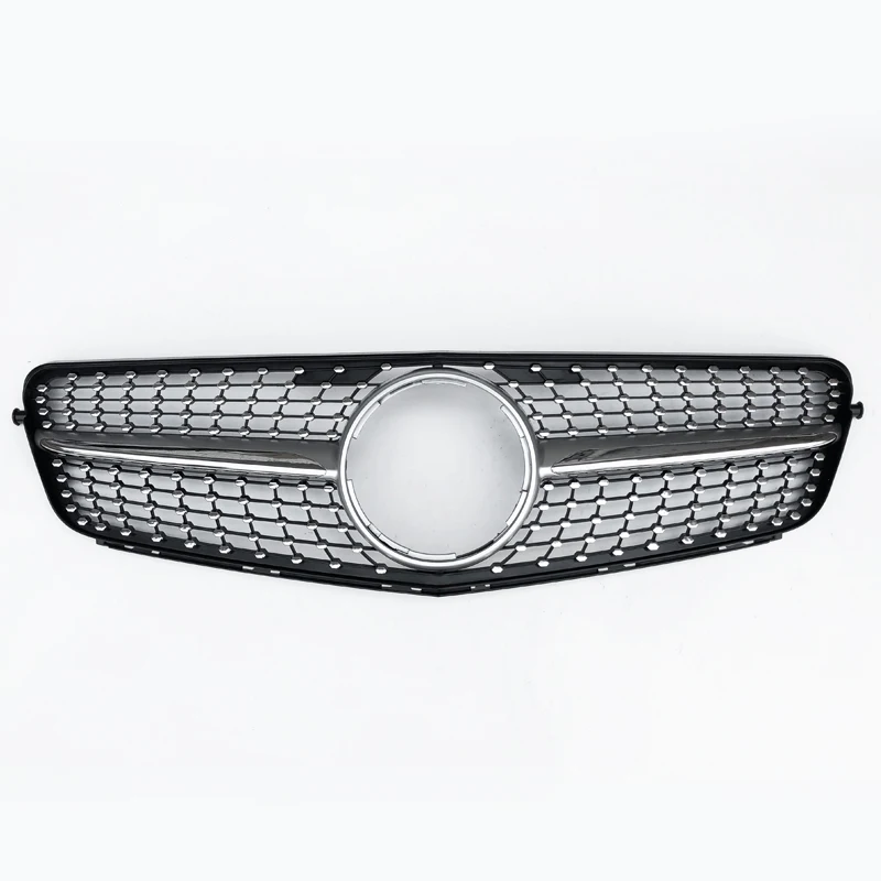 Factory directly Sale Abs Black Car Front bumper diamond grille For Mercedes Benz C-CLASS W204