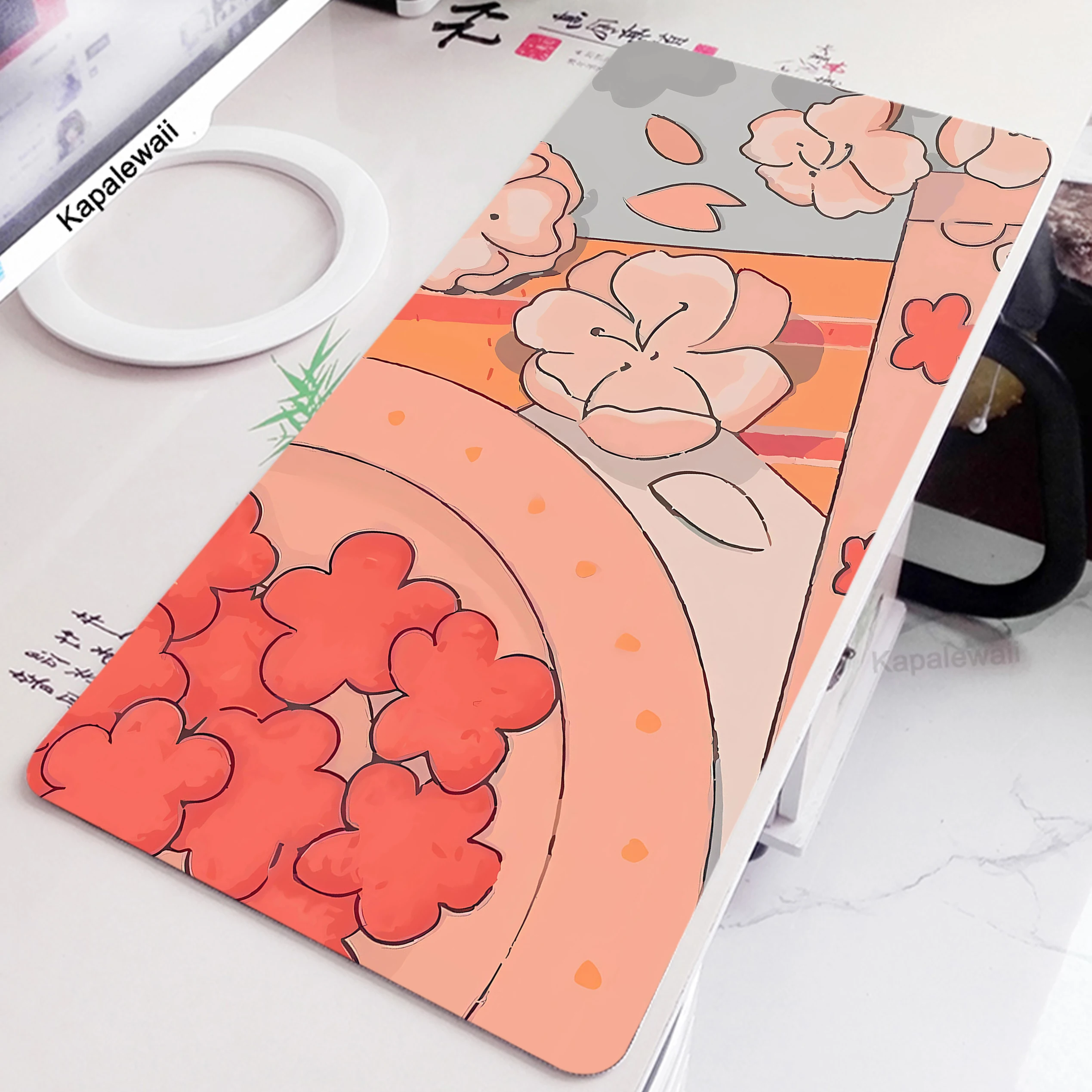 

Японский коврик для мыши, большой коврик для мыши, Настольный коврик для мыши XXL, резиновый коврик для клавиатуры, игровой коврик для мыши 900x400 мм, ковер для офисного стола