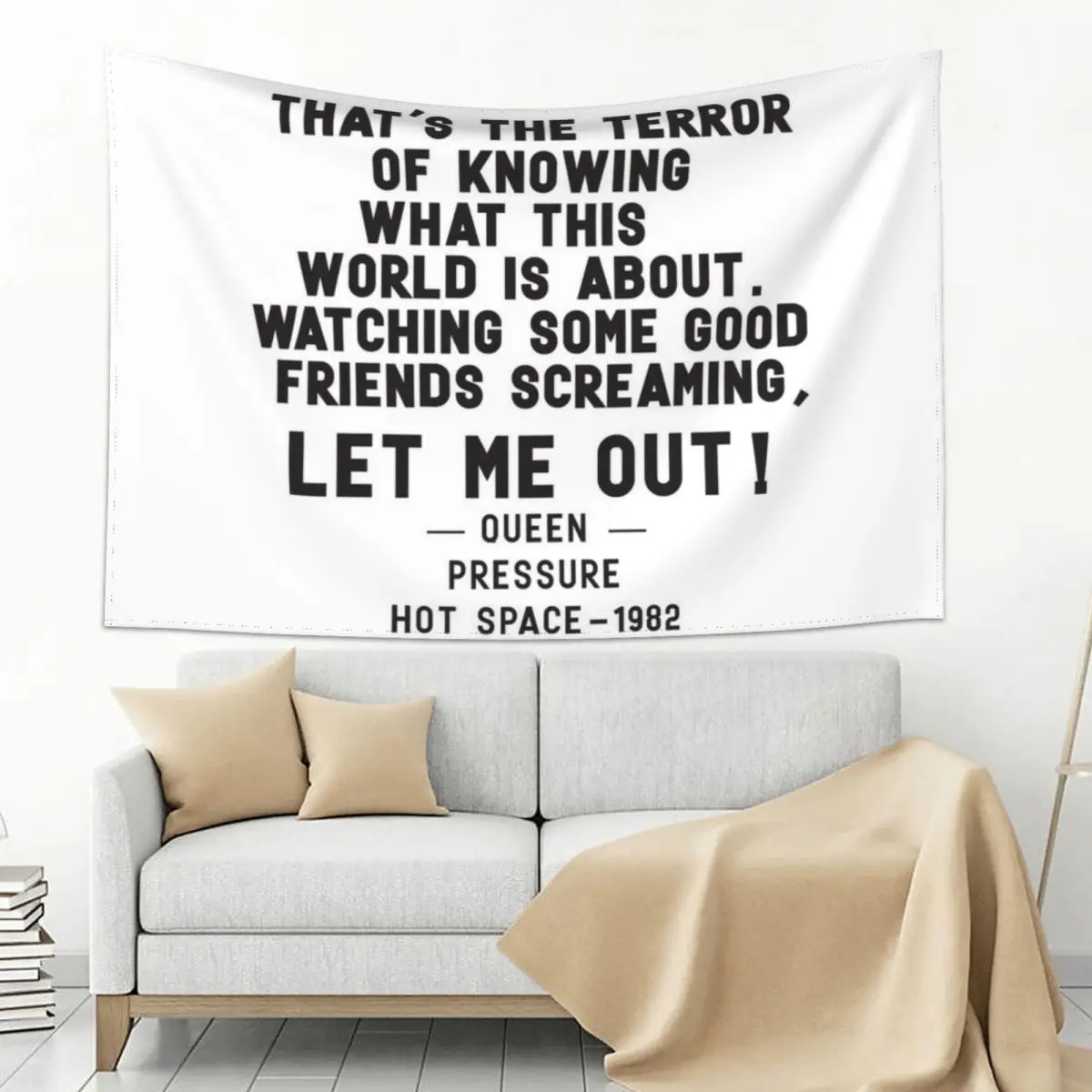 

English Rock lyric quote. Rock and Roll gift. Tapestry