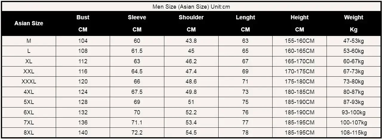 Plus Size 6XL 7XL 8XL Thicken Warm Varsity Jacket Coat Men Windbreaker Streetwear Winter Fleece Jackets For Men Parkas Overcoats