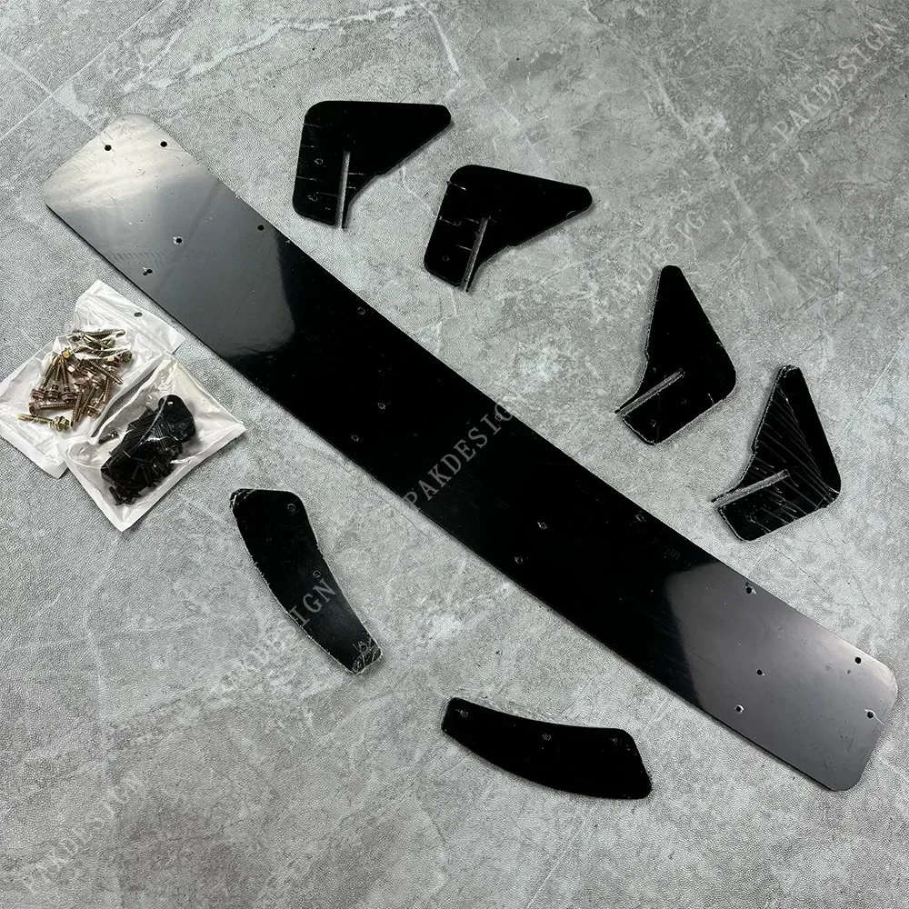 Dyfuzor tylnego zderzaka samochodowego Tylny boczny spoiler Spoiler do VW Volkswagen Golf 7 VII MK7 GTI 2013 2014 2015 2016 ABS Body Kits — zdjęcie 6