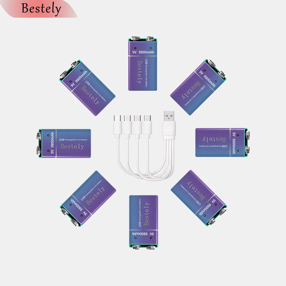 Hot 9V Rechargeable… - image