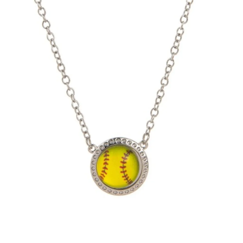

Daily Sports Style Ball Games Necklace Baseball Football Basketball Necklace Gilded Jewelry Volleyball Bracelet Girls
