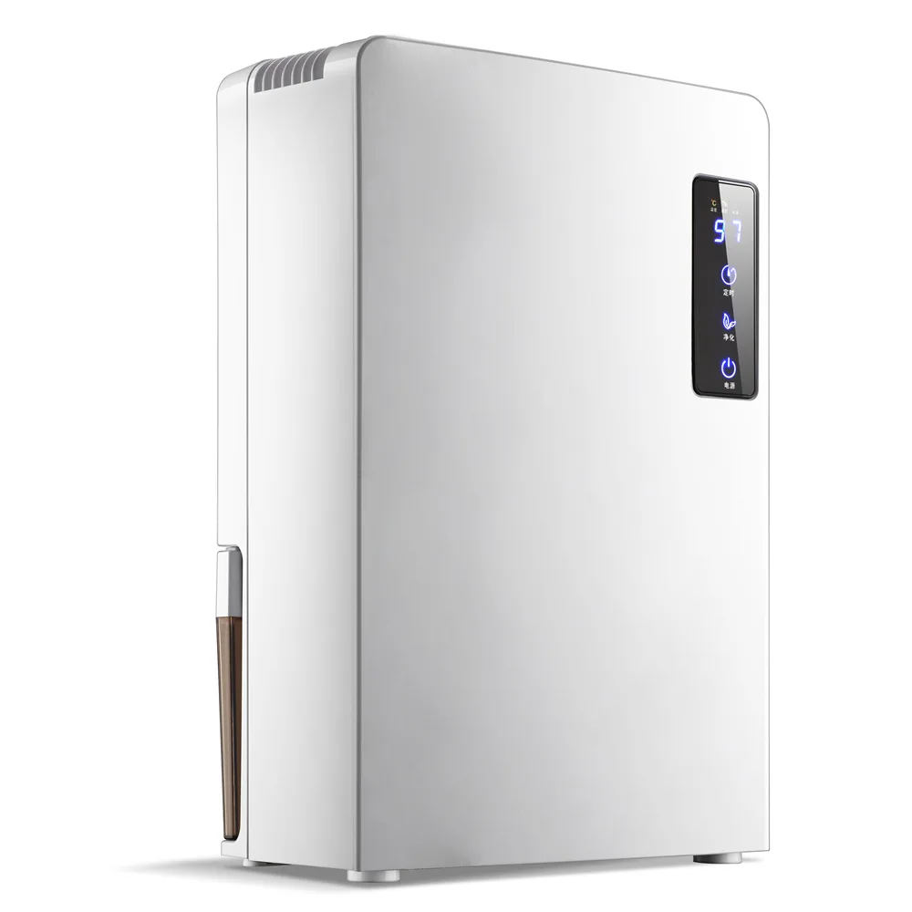 Deshumidificador de 90 W, HOZYAUSHKA, depósito de agua de 2,2 L, 30 áreas de deshumidificación efectivas, descongelación automática de baja temperatura