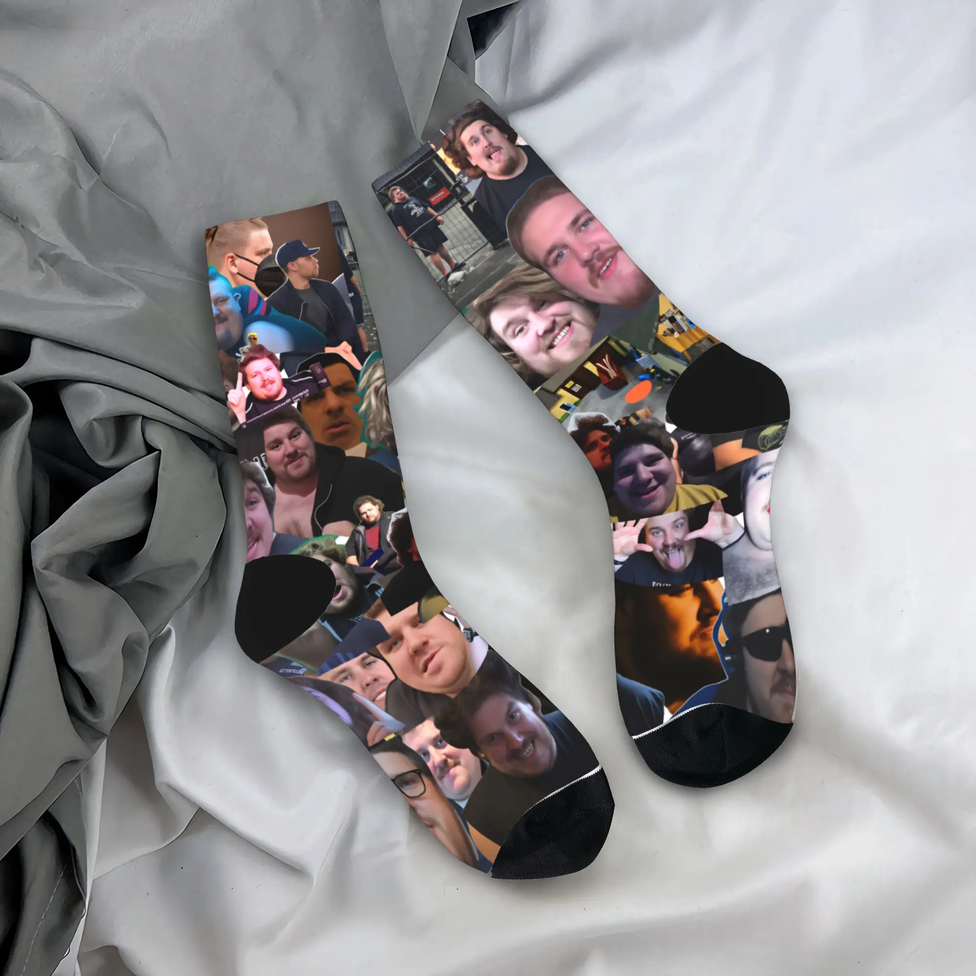 

Drachenlord Meme Rainer Winkler Socks Graphic Stockings Non Slip Unisex Men Socks High Quality Autumn Casual Climbing Socks