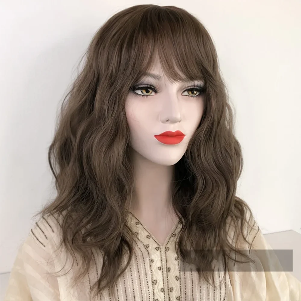 5x5 Silk Base Free Part Soft Brown Bob Wave Glueless Jewish Human Hair Wig With Bangs HD Lace European Hair Preplucked Daily