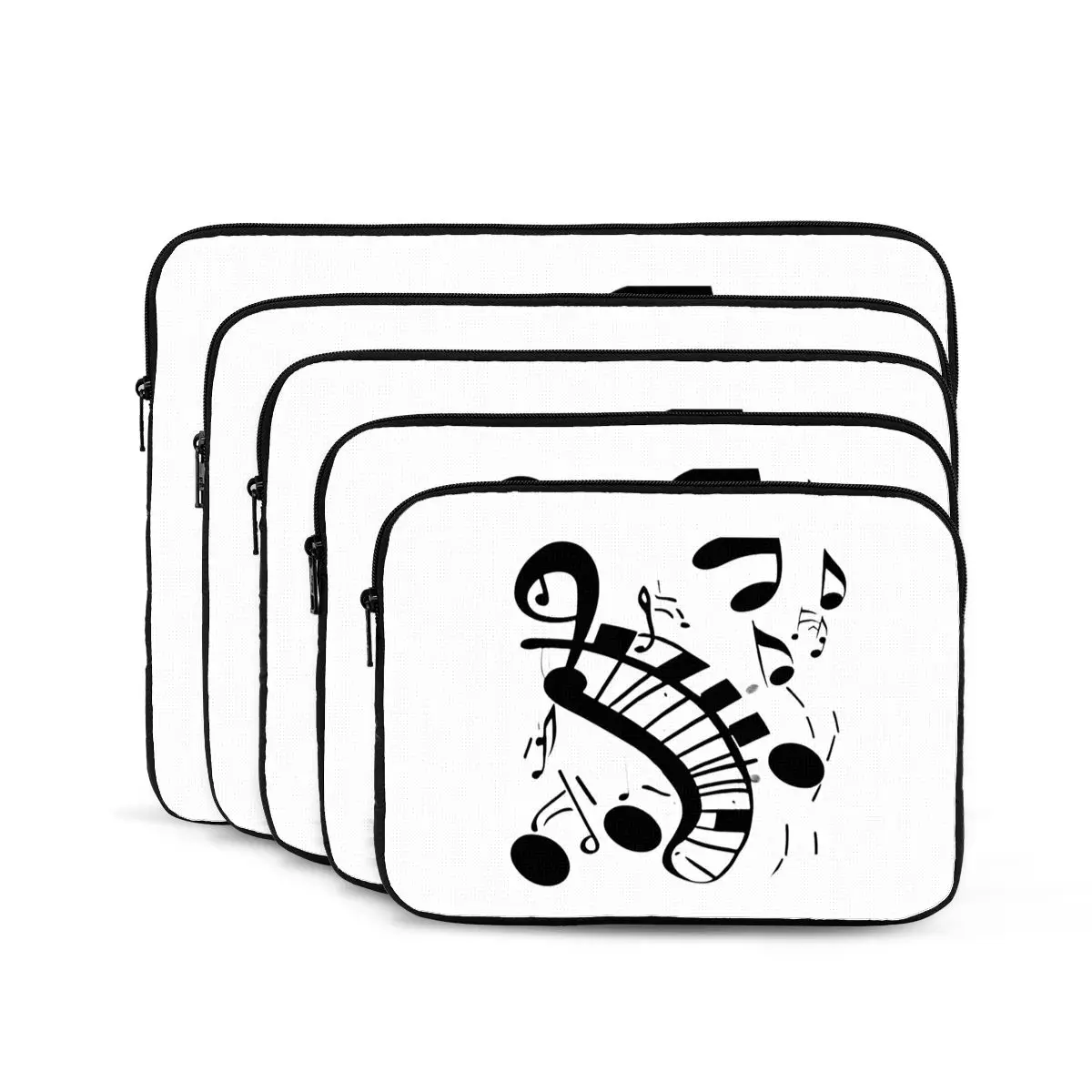 

Абстрактные клавиши фортепиано с музыкальными нотами, сумка для ноутбука, чехол для ноутбука, чехол для ноутбука, противоударный чехол для планшета, сумка