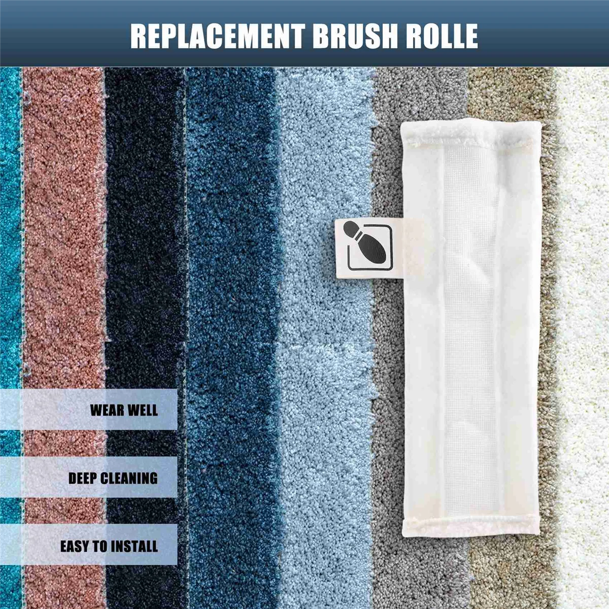 إطار غسيل السجاد الجديد ممسحة السجاد الشراعية لـ Karcher SC2 SC3 SC4 SC5 منظف البخار السجاد المنزلق EASYFIX 2.863-269.0