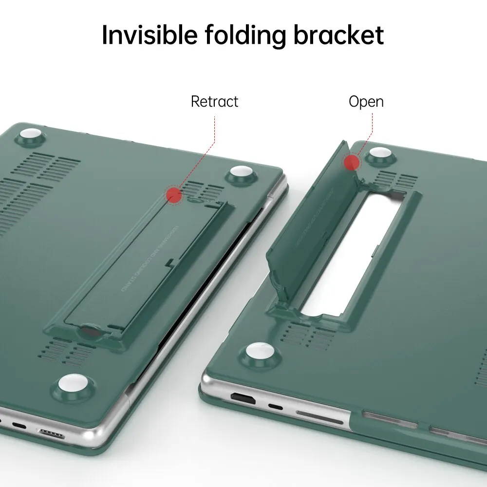 2023 New Laptop Case For Macbook Air 13 M1 M2 A2337 Case For Macbook Pro 13 A2338 Case Chip 2022 Air 13.6 A2681 Support Cover