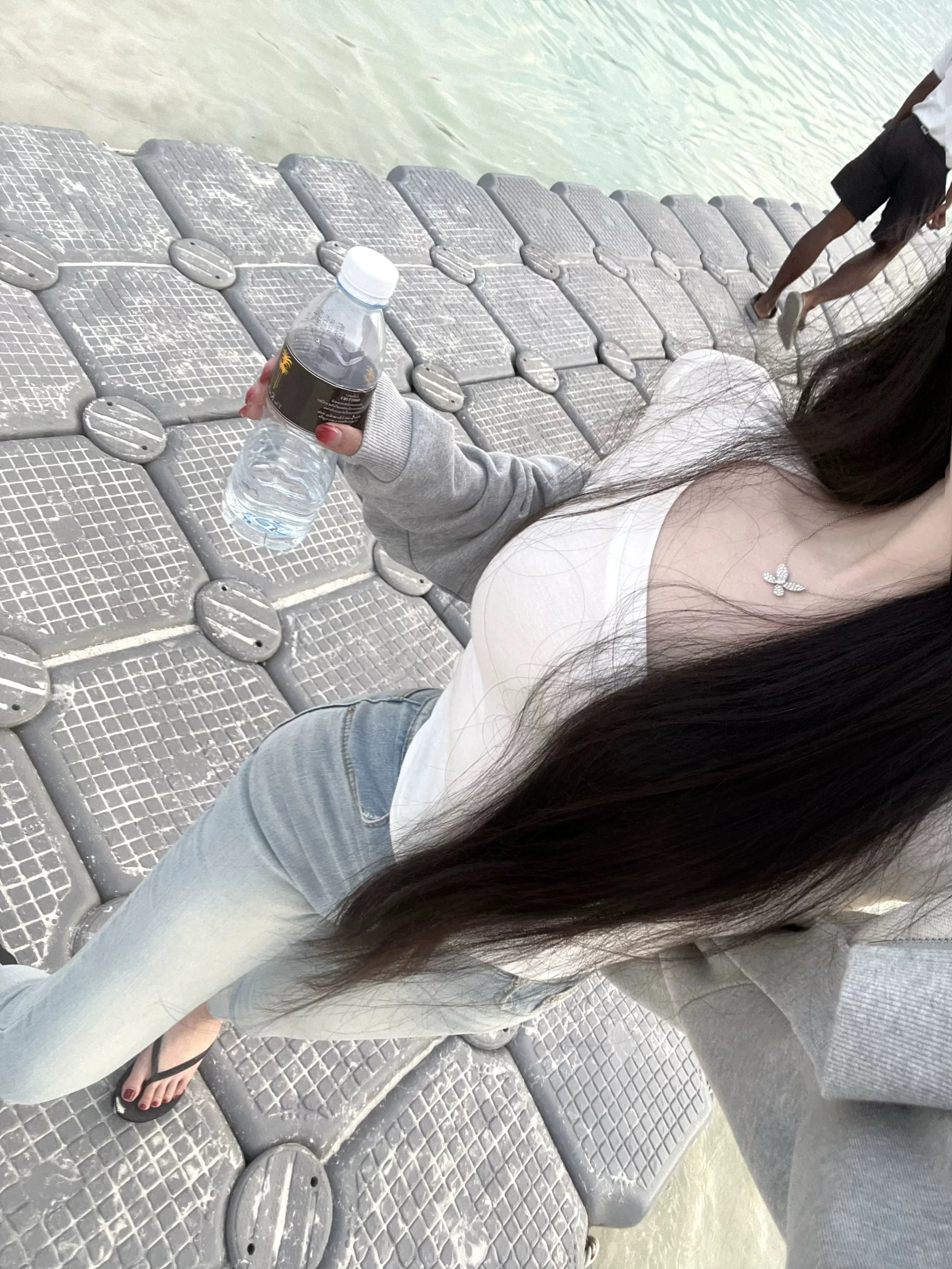 

Джинсы женские корейские с высокой талией, облегающие, из эластичного денима, с эффектом увеличения ягодиц и встроенными вставками для придания объема бедрам