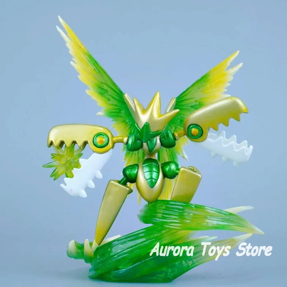 13cm/5.12in anime pokemon figura mega scizor figuras de ação estátua pvc desktop ornamentado coleção modelo brinquedos presentes
