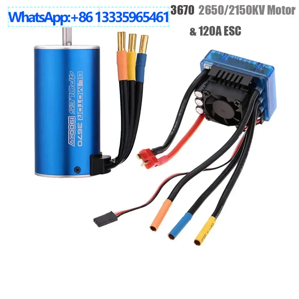 

SURPASS-HOBBY Blue Classic 3670 Brushless Motor + 80/120A ESC, Wholesale of Toy Accessories