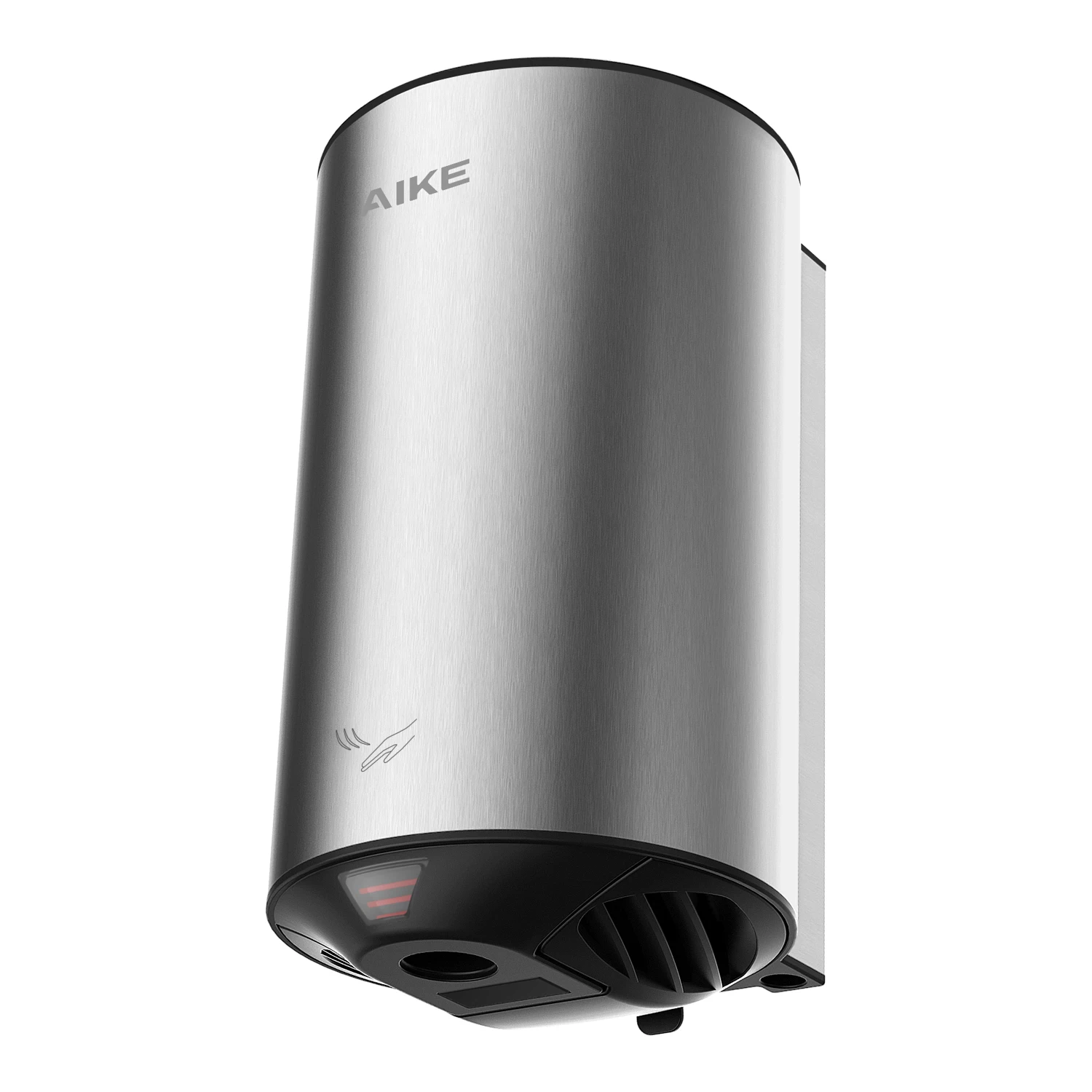 AK2805 Electric Colorful Compact Durable Sensor Infrared Air Stainless Steel Toilet Wall-Mounted Touchless Hand Dryer for Hotel