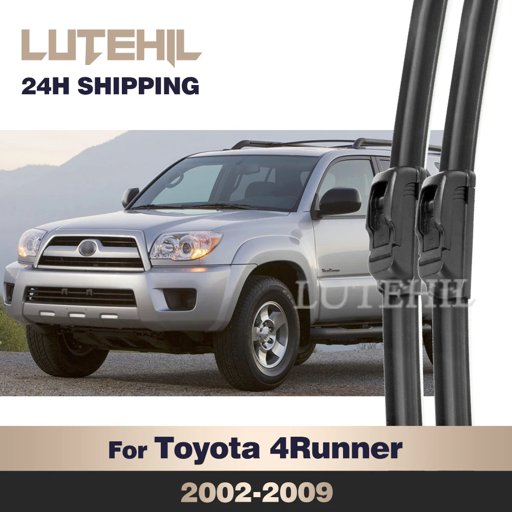 Limpiaparabrisas LUTEHIL para Toyota 4Runner N210 2002-2009 limpiaparabrisas delanteros parabrisas cepillo de ventana 24 "+ 20"