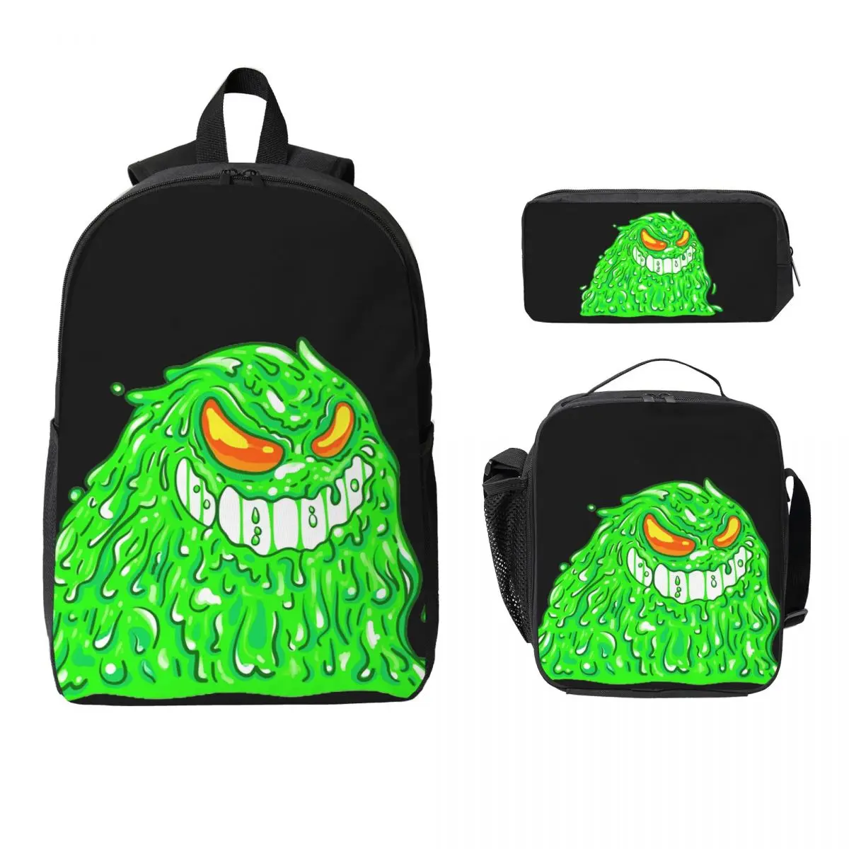 Feid Ferxxo Logo Backpack Student Boys Girls BookBag School Bag Laptop Shoulder Bags 3ps Insulated Lunch Bag Pencil Case