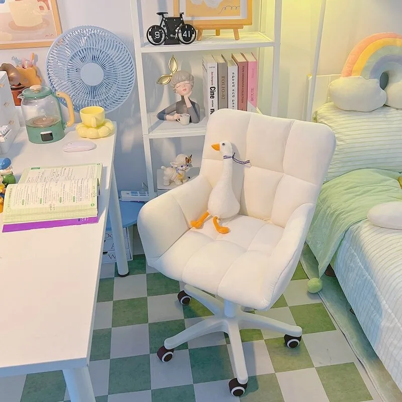 

Comfy Soft Support Office Chair Luxury Elegant Modern Living Room Gaming Chairs Study Relaxing Silla De Gamer Home Furniture