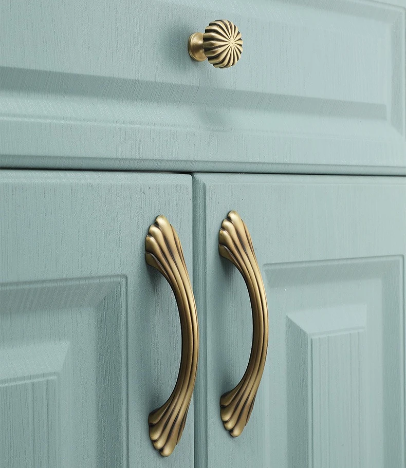 北欧ヴィンテージ真鍮家具ハンドル ブロンズハンドル キャビネ - Furniture And Kitchen Hardware Fitting のレビューと価格