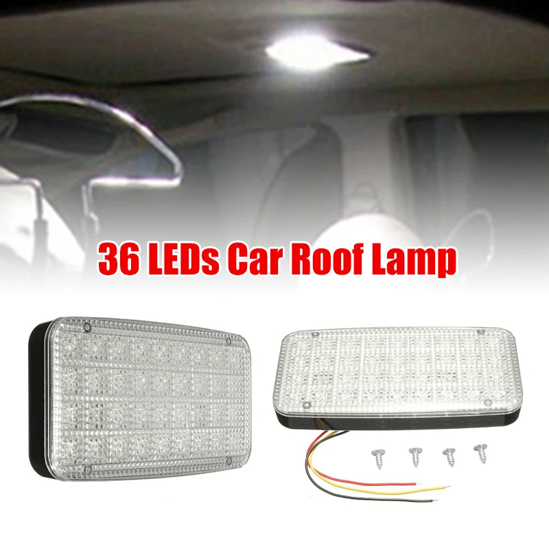 

36SMD Car Dome Light Universal Indoor Roof Ceiling Lamps Led Bulb Interior Lamp For Trunk Reading Lights Replacement Parts