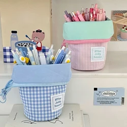 Kawaii Big Capacity Pencil Case Pen Storage Bag Cute Pencil Punch Back To School Kids Gift Stationery Supplies