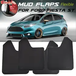 Mudguards For Ford Fiesta ST S SE SES SEL Titanium Vignale ST-2 ST-3 Blue Classic Ikon Street Mud Flaps Mudflaps Splash Guards