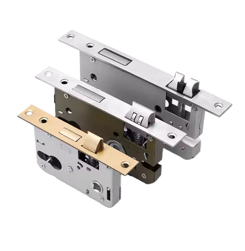 1Pc Mortise Door Lock Body Replacement Interior Bedroom Wood