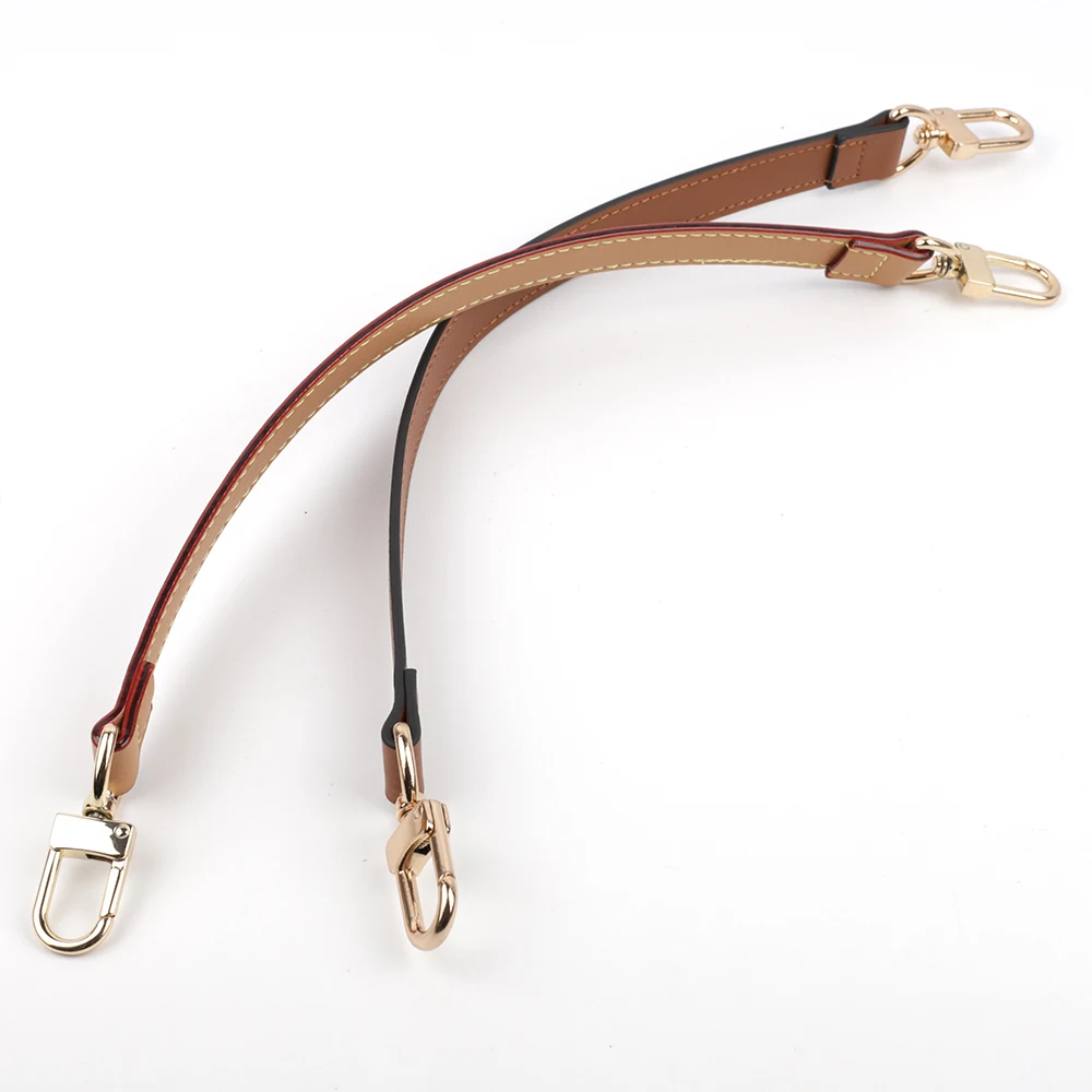 Luxury Short Shoulder Strap Genuine Leather Handbag Handle Strap High Quality Crossbody Bag Strap Belt Handbag Accessories