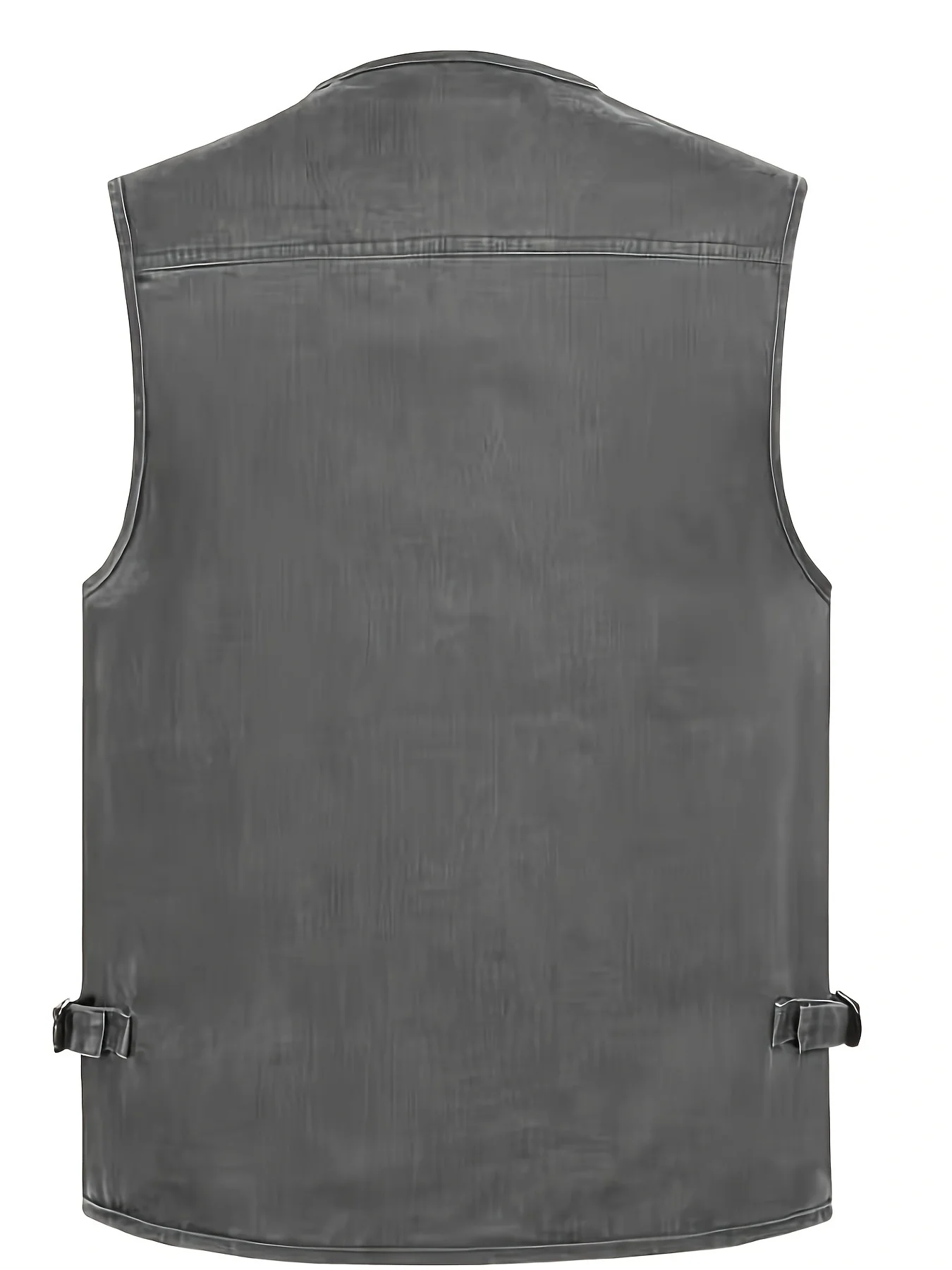 Extragroße Größen 4XL 5XL 6XL Neue Herren-Freizeitweste für den Sommer in großen Größen aus Baumwolle, ärmellos, mit 16+ Taschen, Herren-Multitaschen-Fotoweste – Detail 5