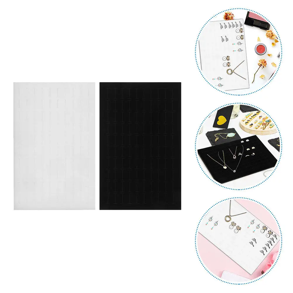 

12Pcs Earring Sponge Holder Tray Jewelry Insert Foam Pad for Ring Brooch Display Storage Jewelry Box Inserts Organizer Display