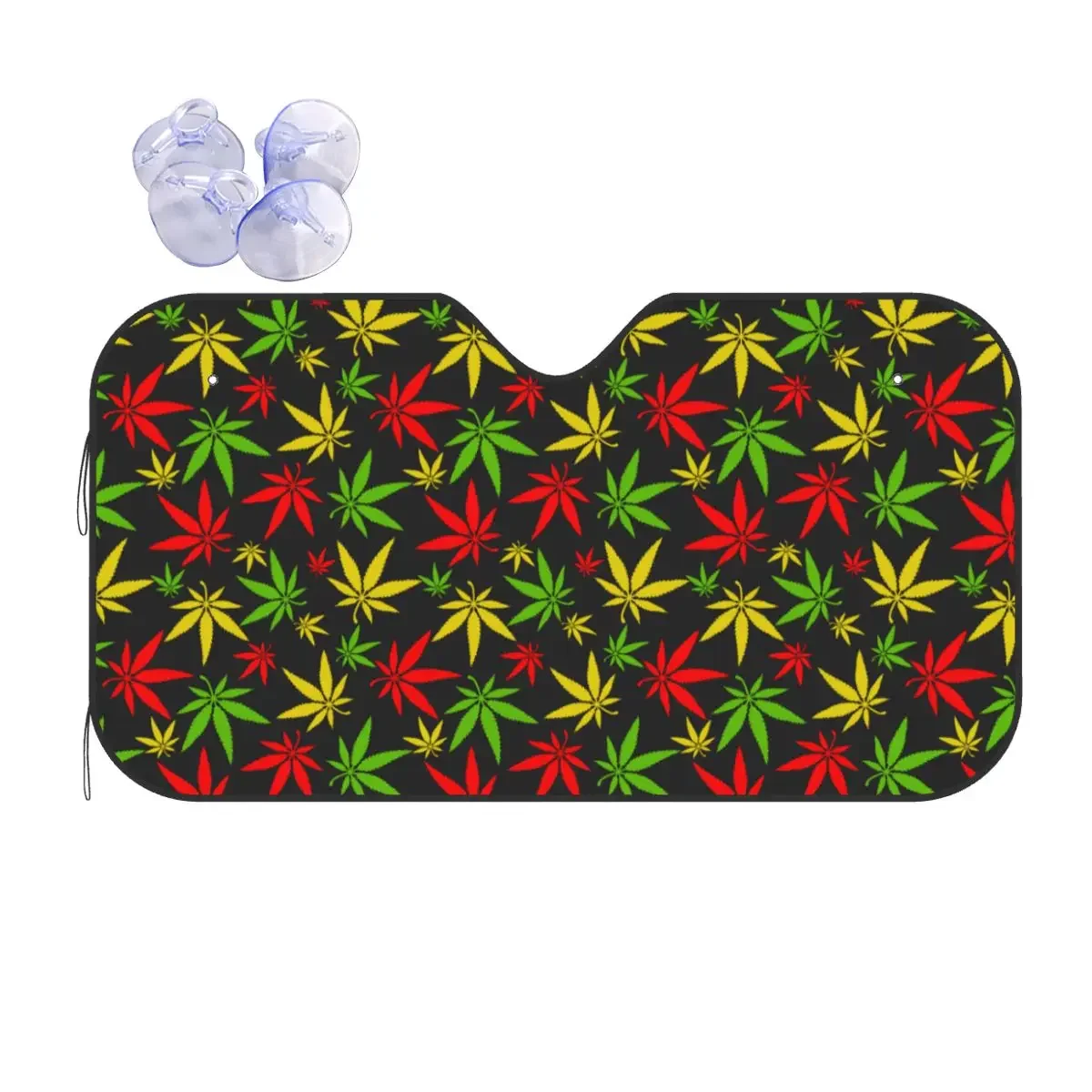 

Складное лобовое стекло Maple Leaf Rasta Sunsha 76x140 см, фольга, чехол для лобового стекла автомобиля, защита от солнца
