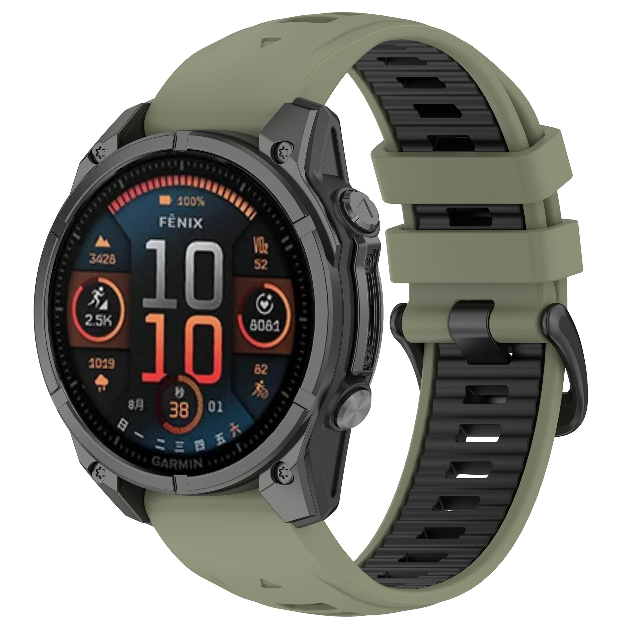 20/22/26mm Silikonarmband für Garmin Fenix 8/Fenix E Quick Fit Armband für Garmin Tactix 8/Enduro 3/Epix Pro Uhrenarmband