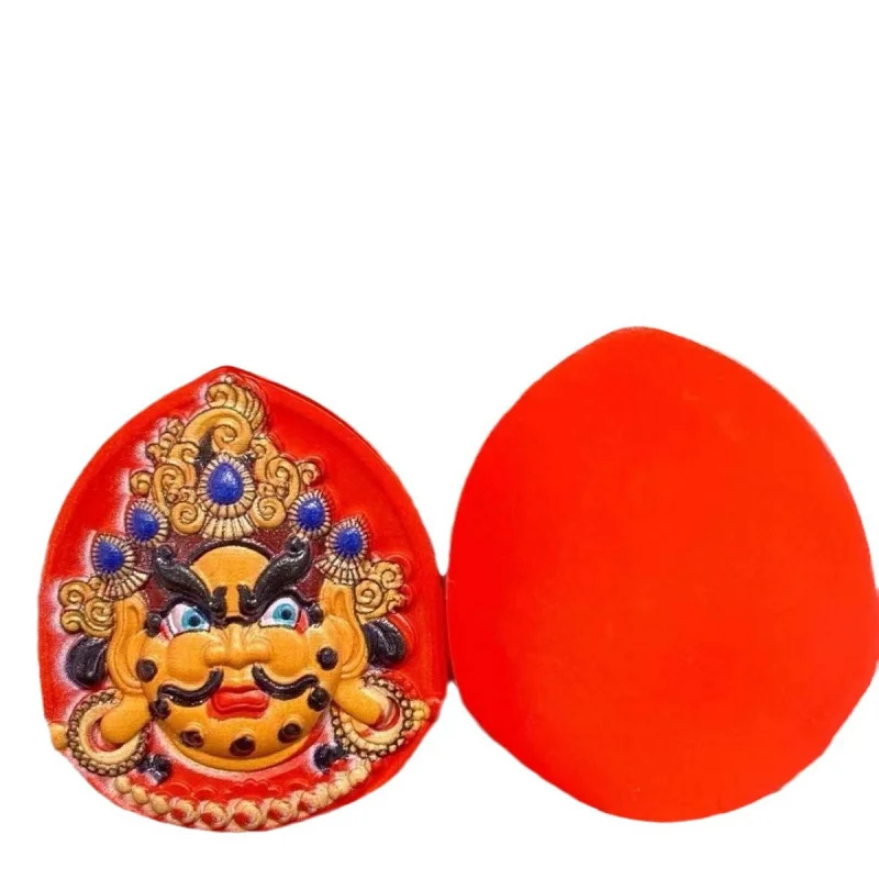 High Content Emperor Sandstone Painted [Yellow God of Wealth Pendant] Long-Term Wear Peace Lucky Men and Women Can