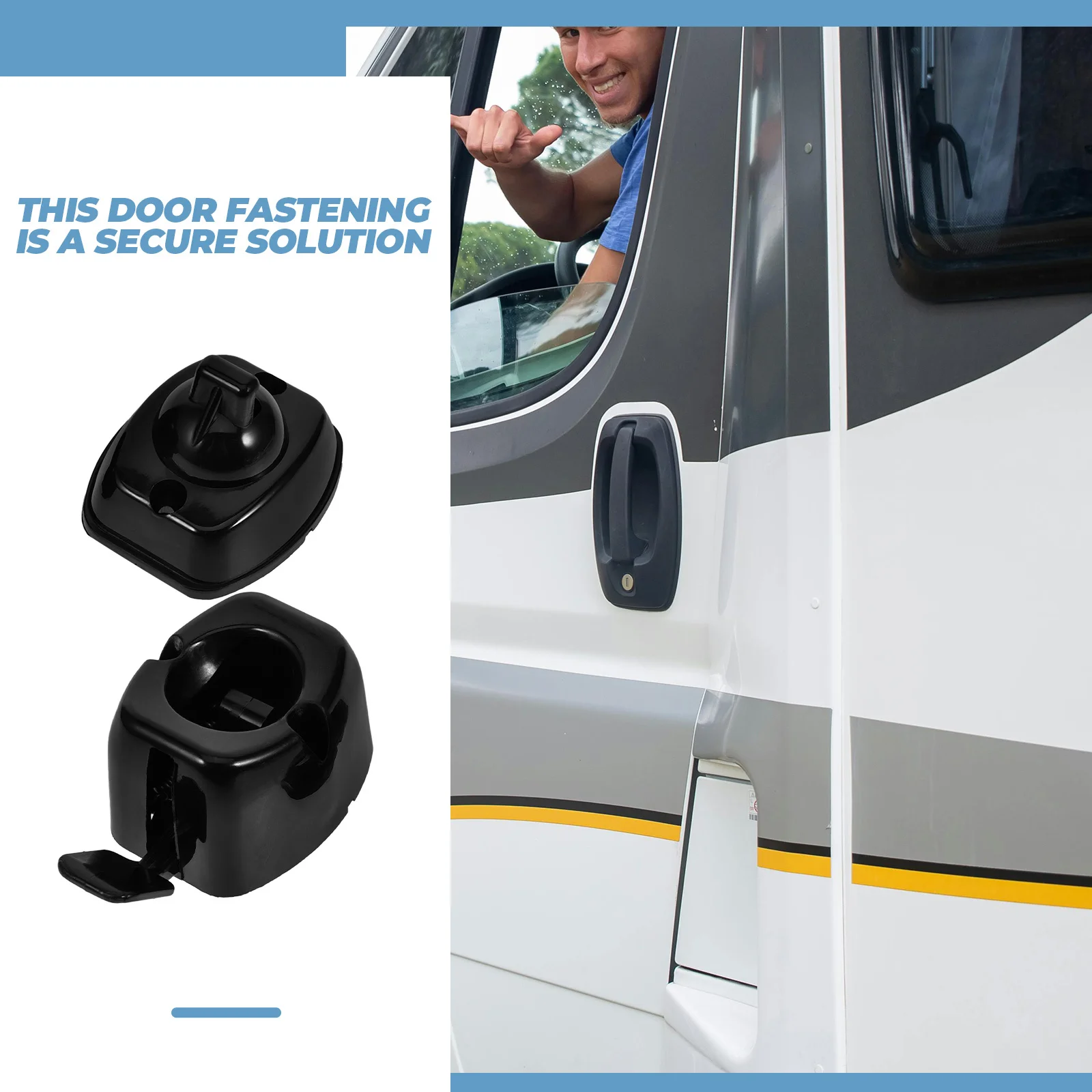 

1 Set Self-Locking Hook For Trailer Camper Durable Retainer Catch Rv Trailer Door Holder Camper Exterior Door Holder Rv Parts