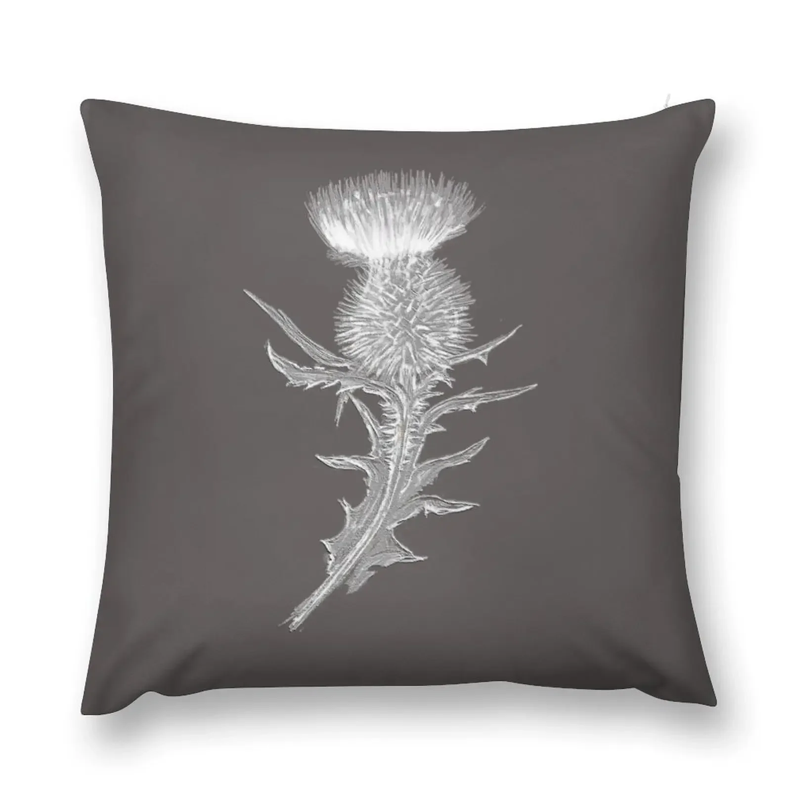 Botanical thistle Throw Pillow Cushions Home Decor Cushions Cover pillow