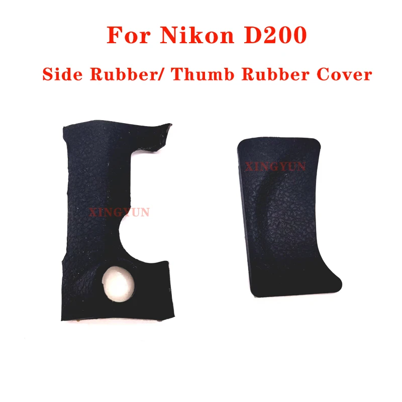 D200 Rubber Cover For Nikon D200 Side / Thumb Rubber Cover Camera Replacement Replace Spare Part