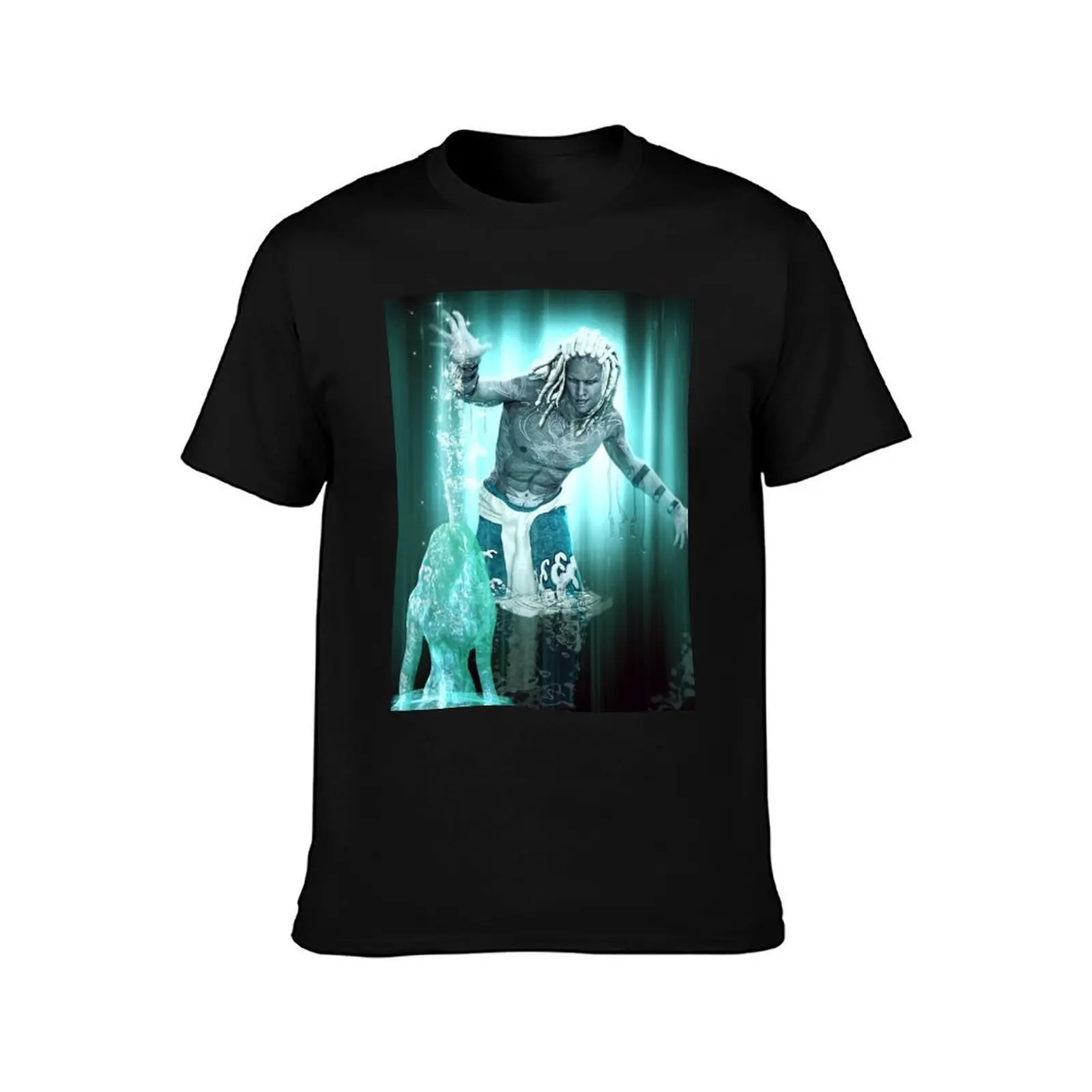 Aquarius (Male) T-Shirt Breathable Mesh Panel T-Shirt