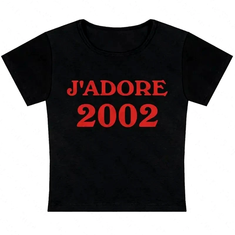 Y2k Style Clothes Pink Crop Top Letter Graphics Baby Tee Streetwear Short Sleeve T-Shirt Aesthetic Punk Vintage Goth Graphic Emo