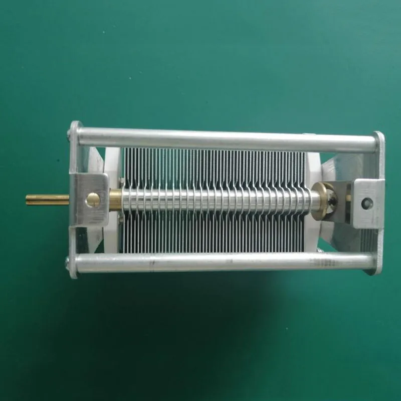 Looook Store High Voltage Air Tuning Capacitor 1000pF Max 1000V DC Adjustable Variable Capacitor for Radio Frequency Equipment
