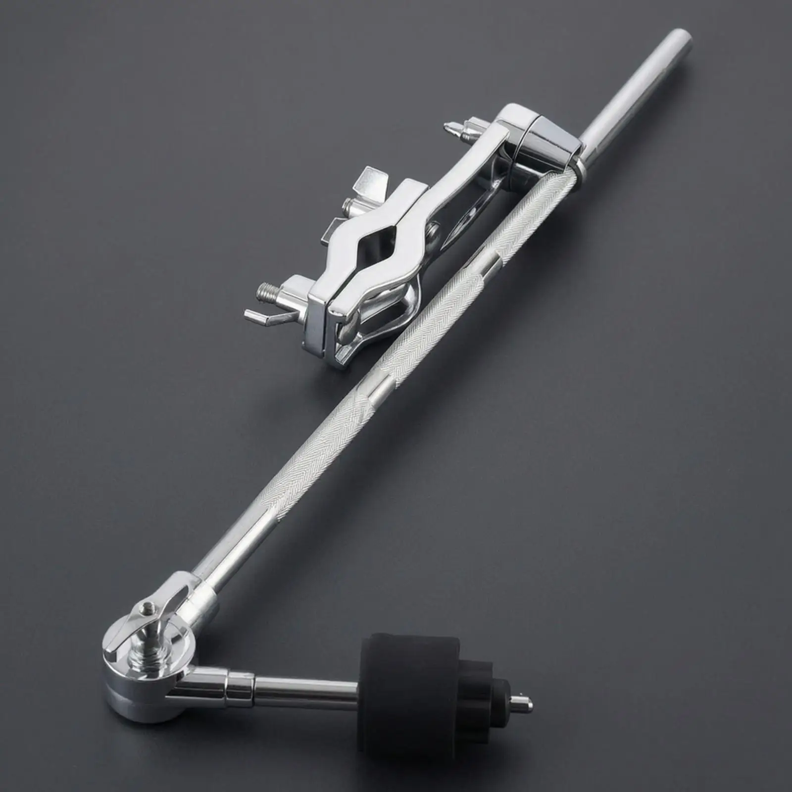 Drum Extension Clamp Adjustable Chrome Drum Hardware Clamp Compact Cymbal Arm Arm Mount for Live Performance Rigs, Rehearsal