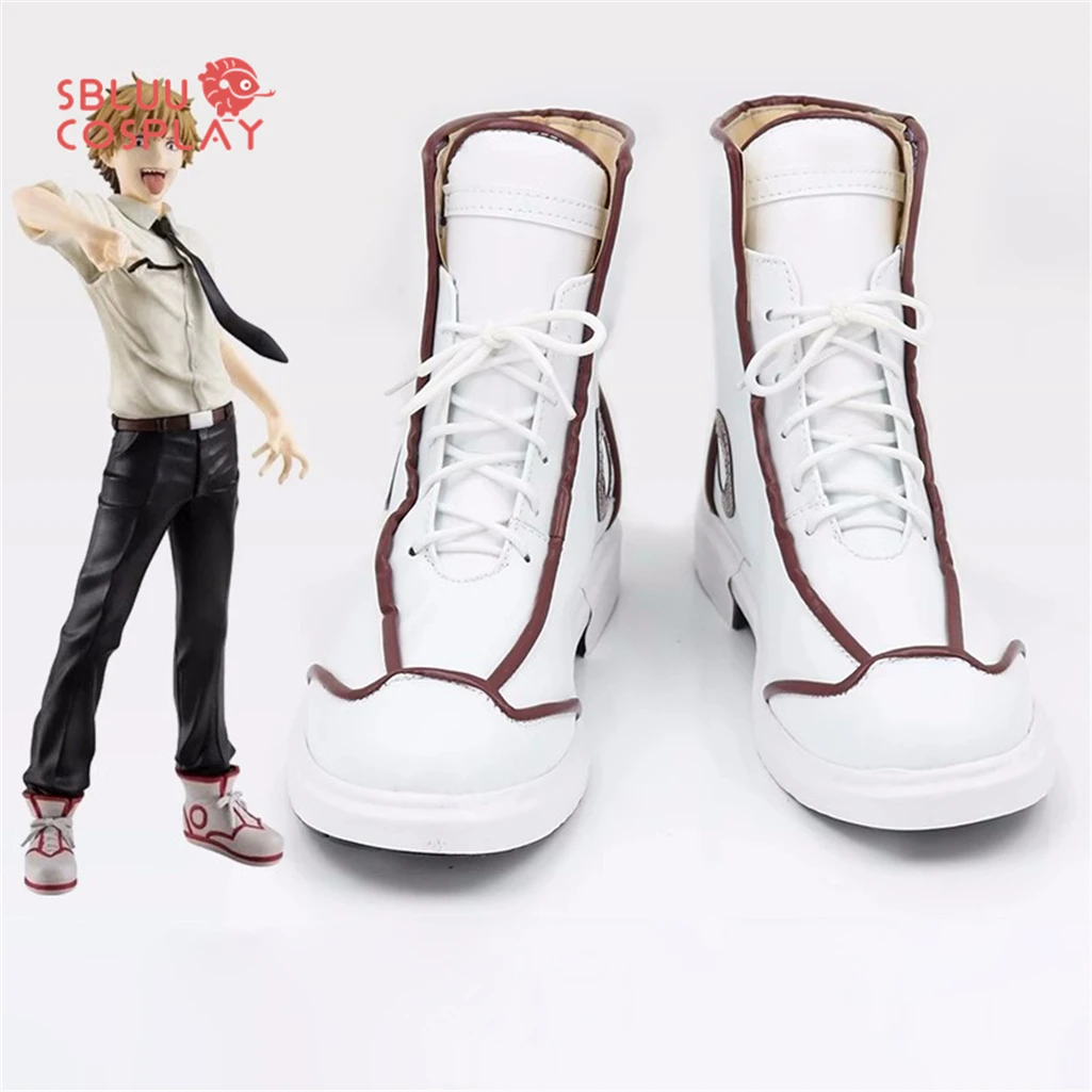 SBluuCosplay Denji Cosplay Shoes Custom Made Boots