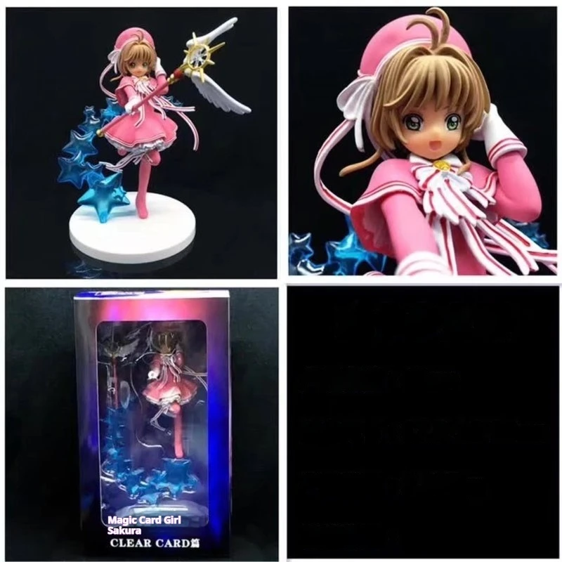 19 cm Original Kinomoto Sakura Card Captor Sakura Actionfigur Daidouji Tomoyo Figuren Modell