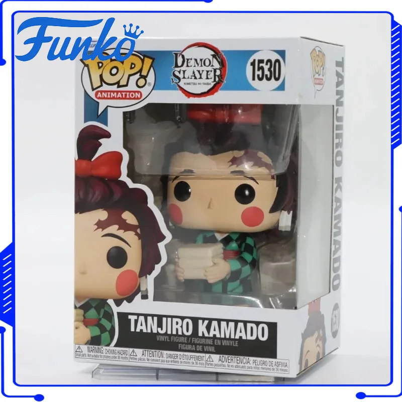 

Оригинальная анимационная фигурка Funko Pop Demon Slayer # Коллекционная виниловая фигурка Танджиро Камадо 1530, подарок на День святого Валентина