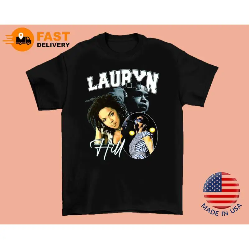 Lauryn Hill Music Rap Concert T Shirt Cotton Adult Shirtbt297