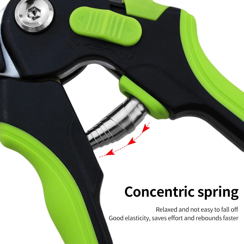 Cesoie da potatura da giardino di livello industriale Strumenti Taglierina da giardinaggio per risparmiare manodopera Strumenti per potatura per la raccolta di frutta in vaso per la casa