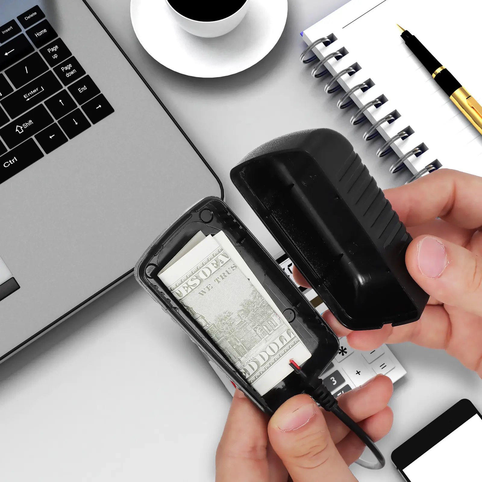 

Кейс-имитация: Скрытый отсек для хранения, водонепроницаемый органайзер из АБС-пластика для денег и ценностей