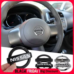 Car Styling Steering Wheel Logo Cover Center Sticker For Nissan Nismo Tiida Teana GTR 350Z 370Z 240SX Juke Note Versa Almera