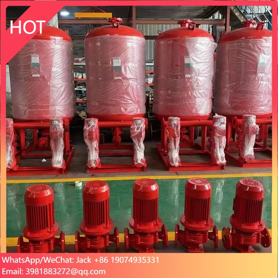 High Quality Customizable Voltage Fire Pump System-Fueled Centrifugal Fire Extinguishing Spray Metal Construction Motor